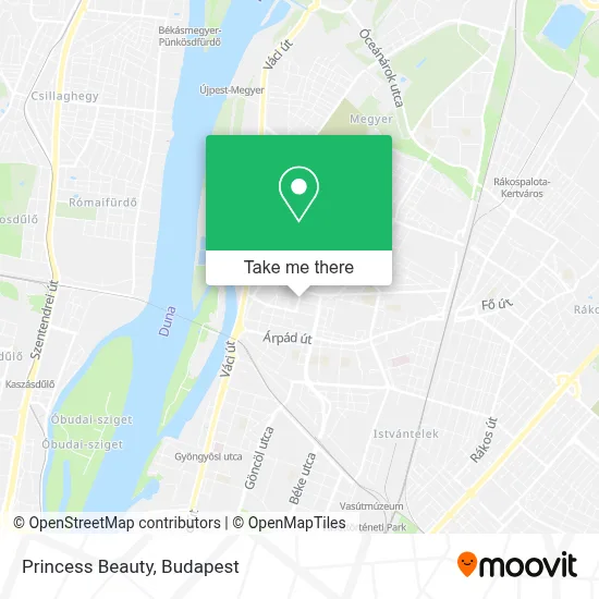 Princess Beauty map