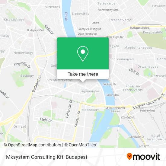 Mksystem Consulting Kft map