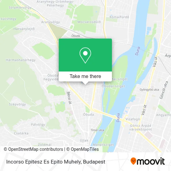 Incorso Epitesz Es Epito Muhely map