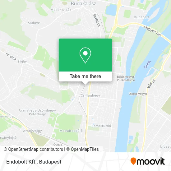 Endobolt Kft. map