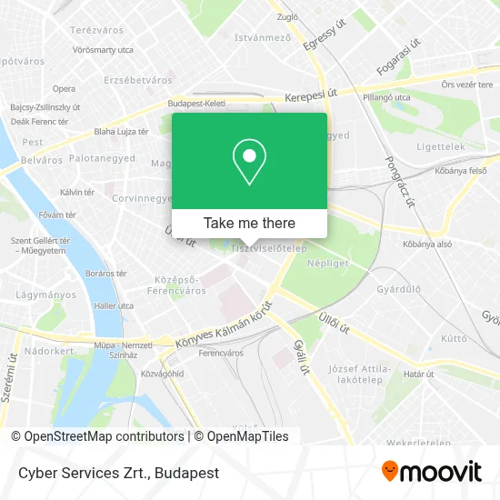 Cyber Services Zrt. map