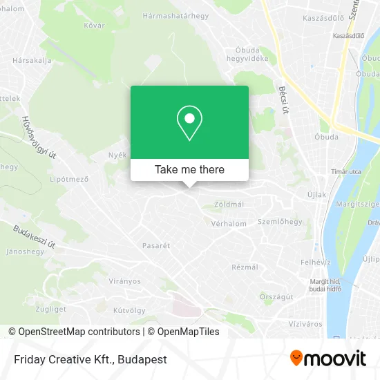 Friday Creative Kft. map