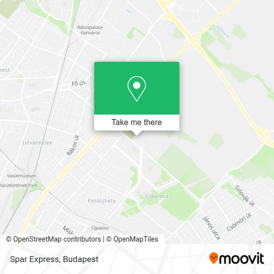 Spar Express map