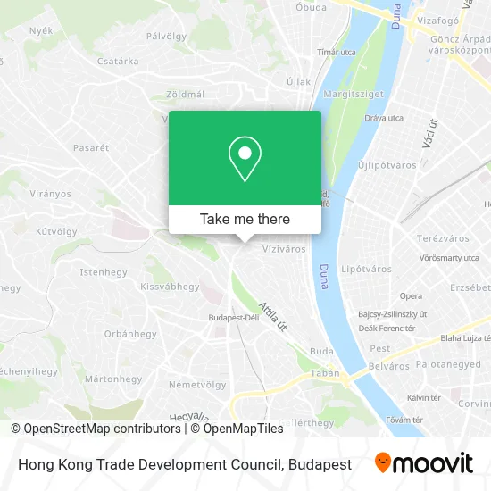 Hong Kong Trade Development Council map