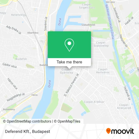 Deferend Kft. map