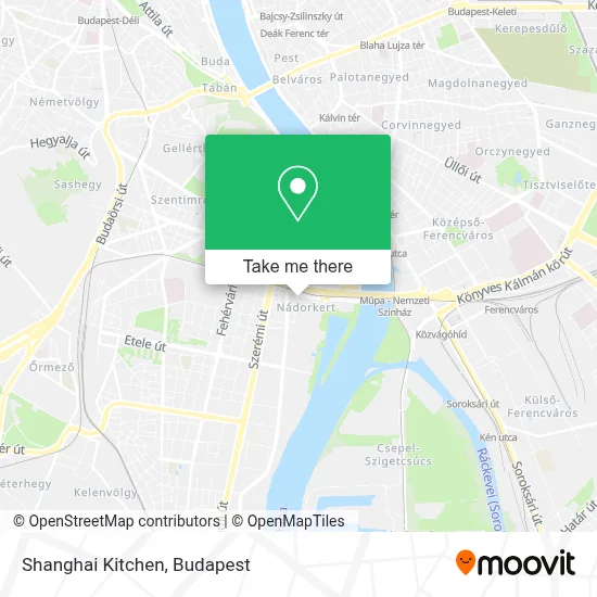 Shanghai Kitchen map