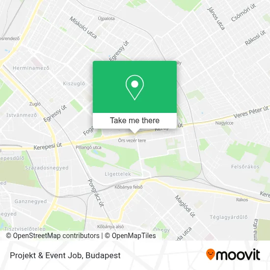 Projekt & Event Job map