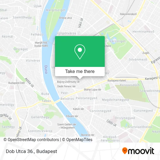 Dob Utca 36. map