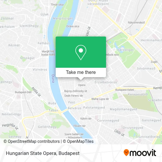 Hungarian State Opera map