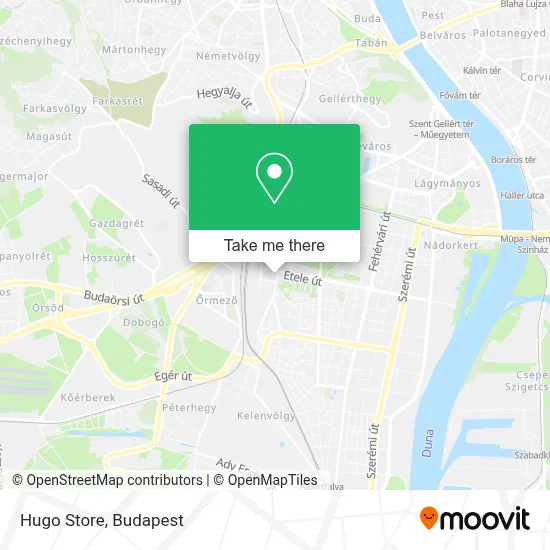 Hugo Store map