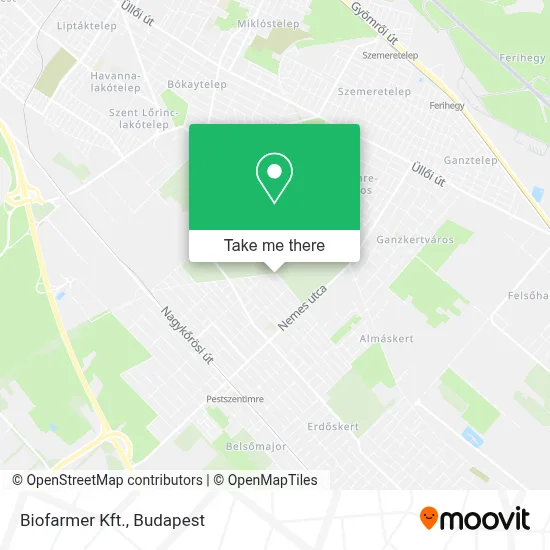 Biofarmer Kft. map