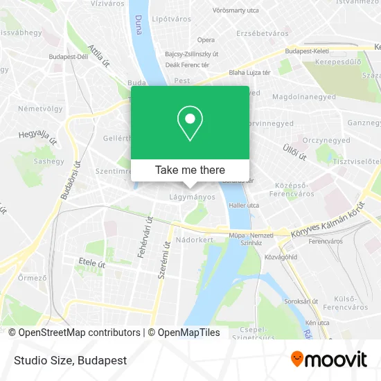Studio Size map