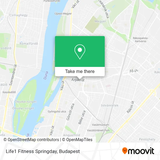 Life1 Fitness Springday map