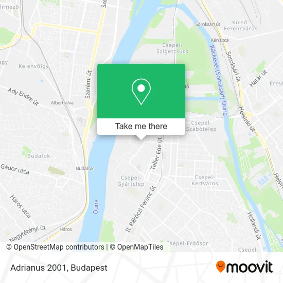 Adrianus 2001 map