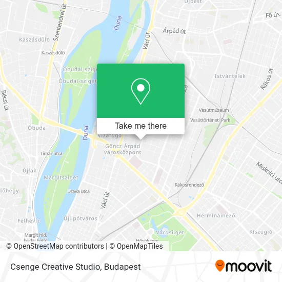 Csenge Creative Studio map