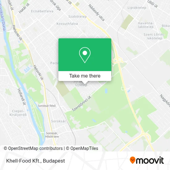 Khell-Food Kft. map