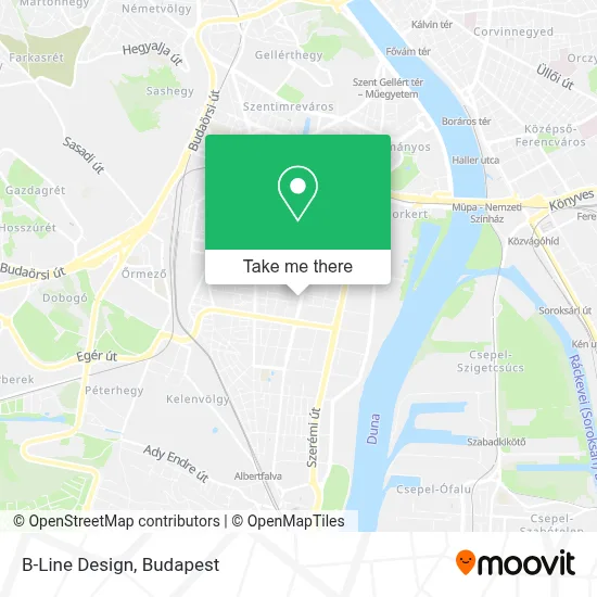 B-Line Design map