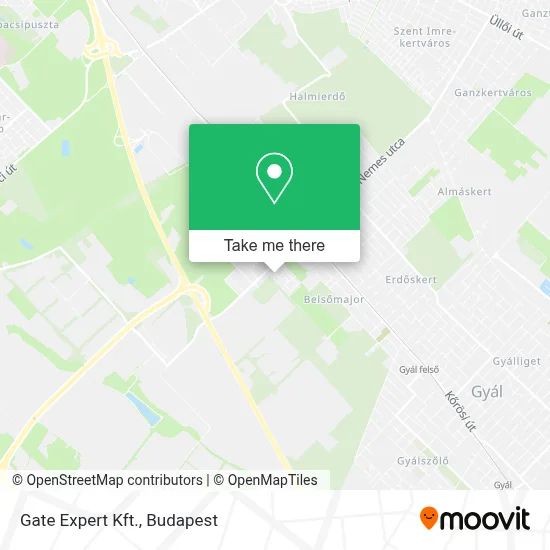 Gate Expert Kft. map