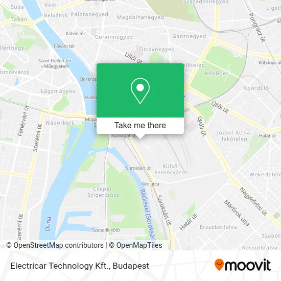 Electricar Technology Kft. map