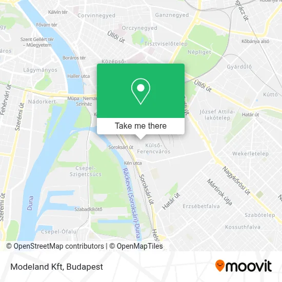 Modeland Kft map