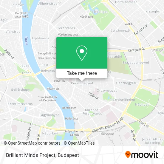 Brilliant Minds Project map