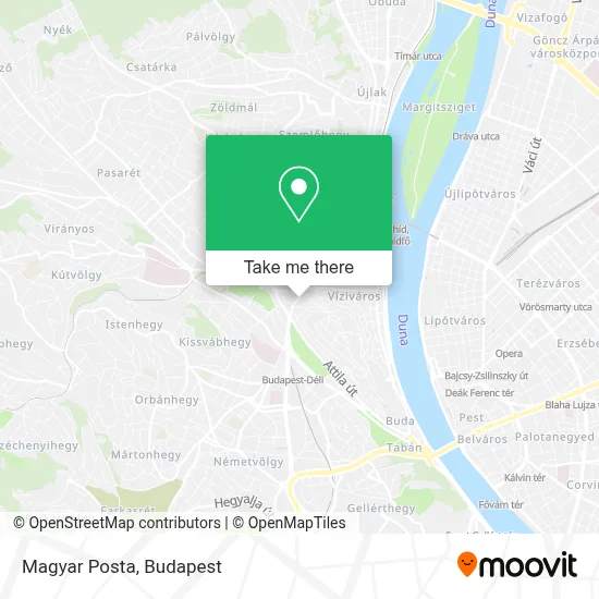Magyar Posta map