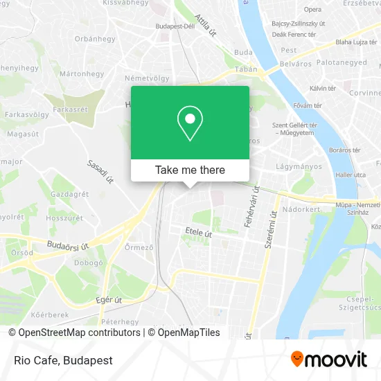 Rio Café map