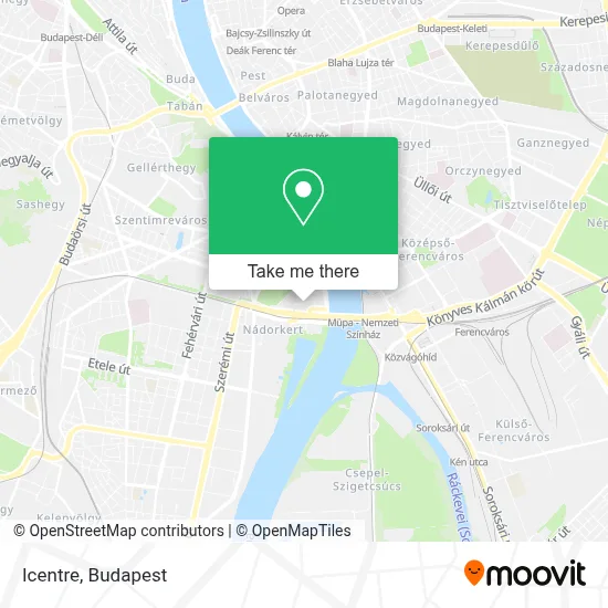 Icentre map