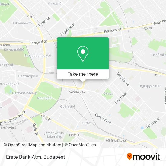 Erste Bank Atm map