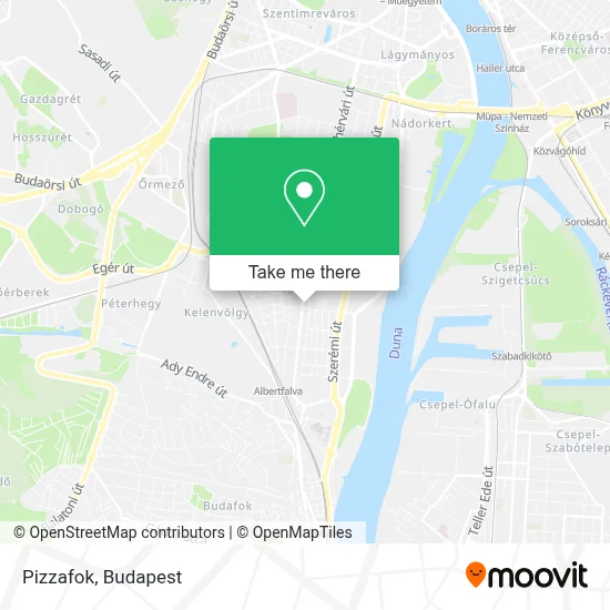 Pizzafok map