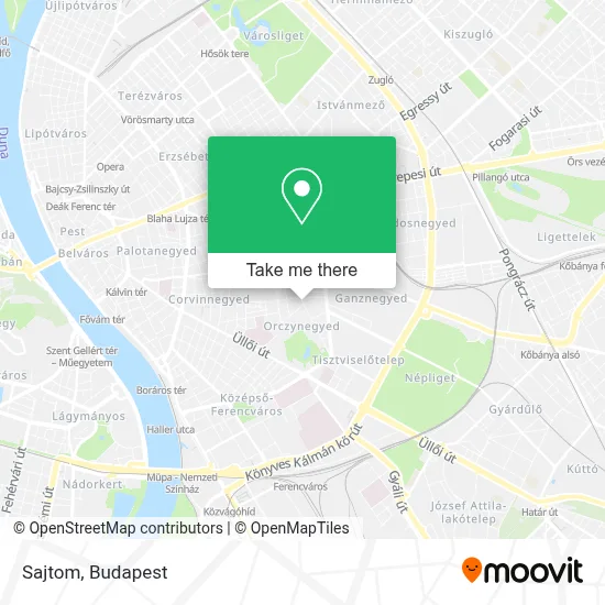 Sajtom map