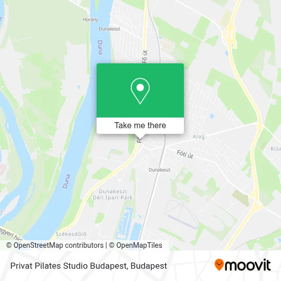 Privat Pilates Studio Budapest map
