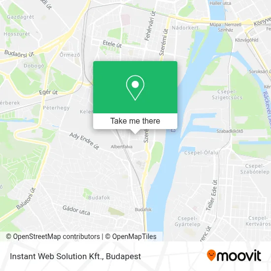 Instant Web Solution Kft. map