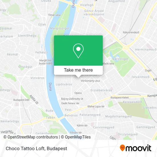 Choco Tattoo Loft map