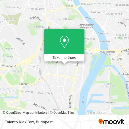 Talento Kick Box map