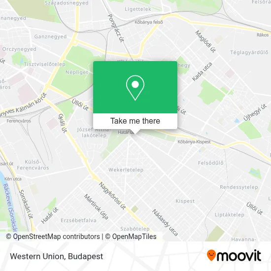 Western Union map