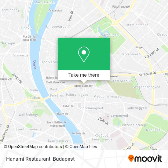Hanami Restaurant map