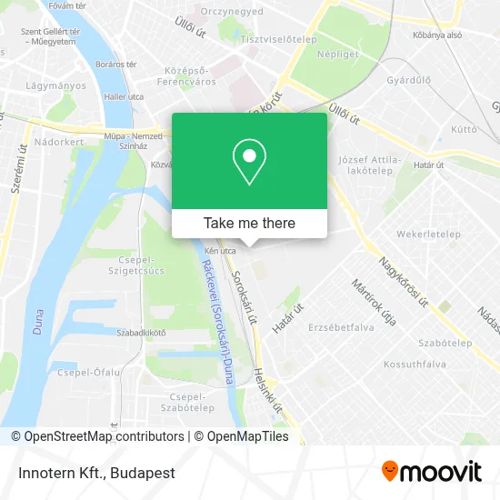 Innotern Kft. map