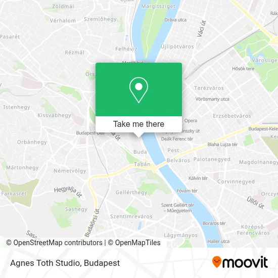 Agnes Toth Studio map