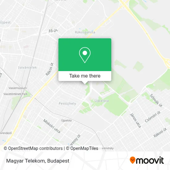 Magyar Telekom map
