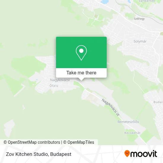 Zov Kitchen Studio map