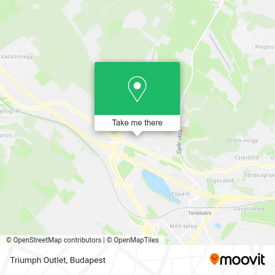 Triumph Outlet map