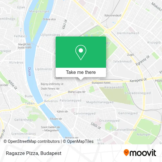 Ragazze Pizza map