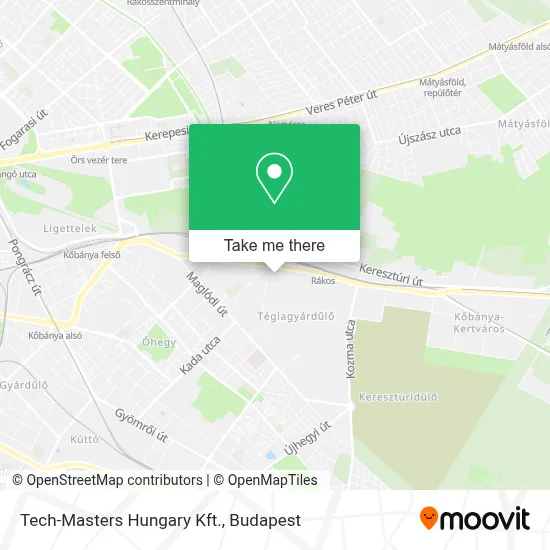 Tech-Masters Hungary Kft. map