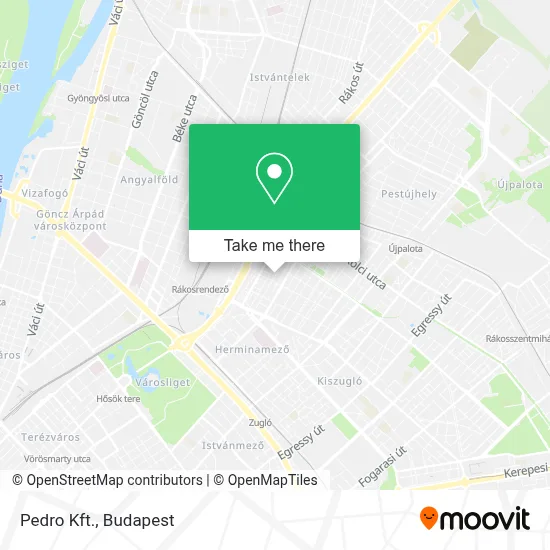 Pedro Kft. map