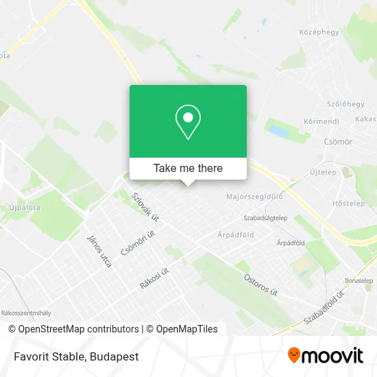 Favorit Stable map