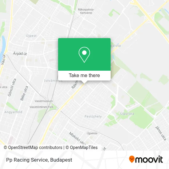 Pp Racing Service map