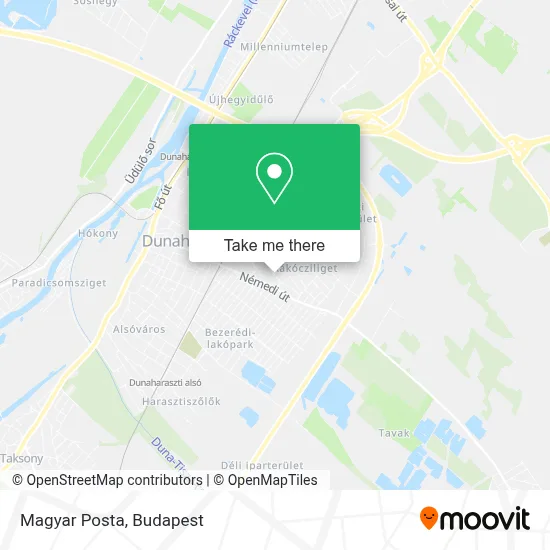 Magyar Posta map