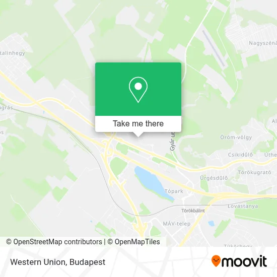 Western Union map