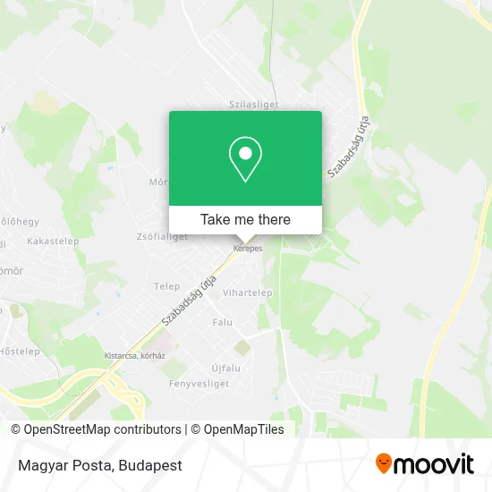 Magyar Posta map